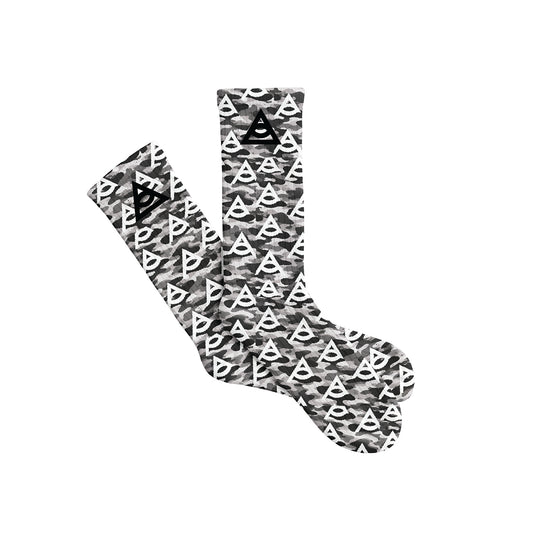 [PRE ORDER] Jessica Audiffred Black and White Camo Socks