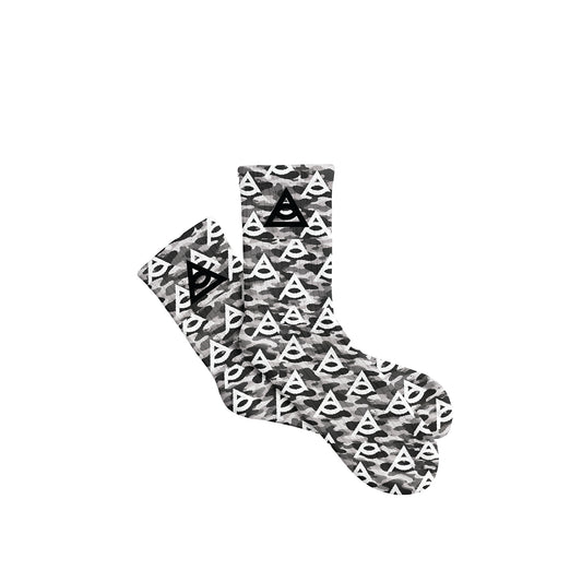 [PRE ORDER] Jessica Audiffred Black and White Camo Socks